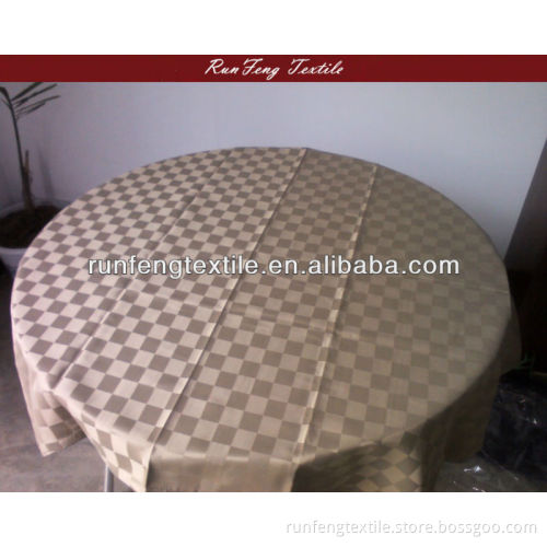 polyester checked tablecloth